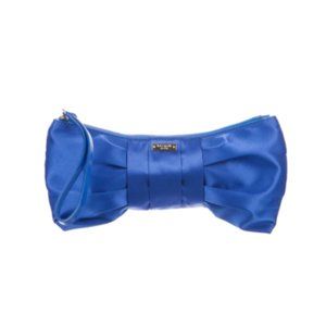 KATE SPADE Blue Candy Darling Bow Wristlet